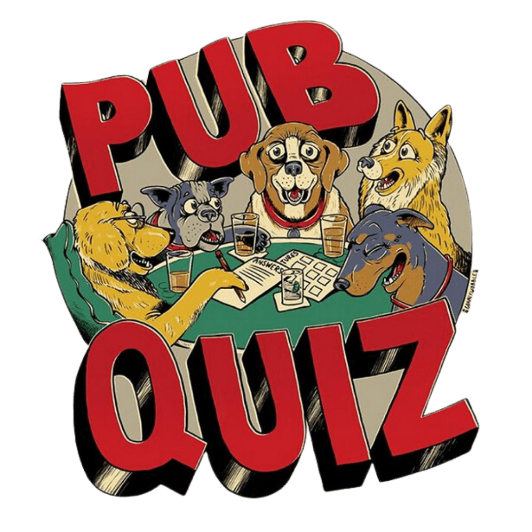 illustration of dogs quizzing